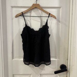 Abercrombie & Fitch Sheer Lace Tank Top
